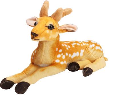 

BIG MONKEY TOYS Deer soft stuffed toy-32cm(brwon) - 12 cm(Brown)