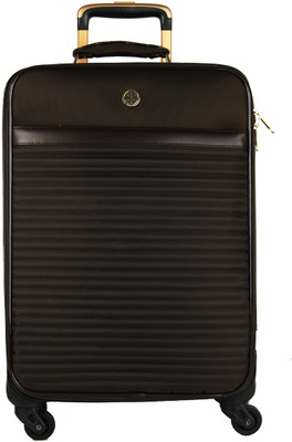 Femiga Fabric Large Trolly Bag(TLY003-BIG/BROWN) Check-in Luggage -  inch(Brown