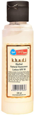 

The Khadi Mart Mart Natural Sunscreen Lotion SPF 50 - SPF 50 PA++(100 ml)