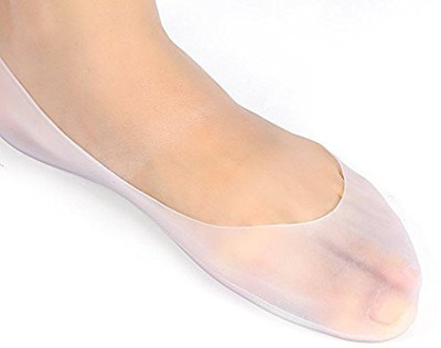 

YS Traders Anti Crack Full Length Silicon Foot Protector Moisturizing Socks Foot Support (, White