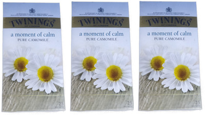 

Twinings 75 Sachets Chamomile Herbal Infusion Bags(75 Bags, Box)