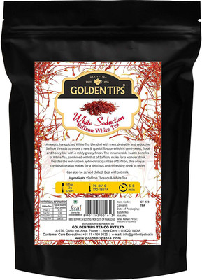 

Golden Tips White Seduction Saffron White Tea (25gm) Saffron White Tea Box(25 g)