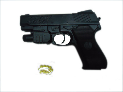 

mega shine Air Sports Laser Gun Red Laser with Bullets 510 pic bullet (6mm)(Black)