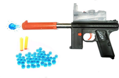 

TALKING GANESHA 2 in 1 Water Crystal Bomb Burst Bullets & Soft Bullets Pistol Series ( 900 Water Crystals Bomb ) with Eye Wear(Multicolor)
