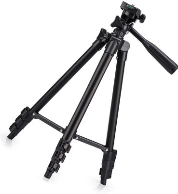 

BIRATTY 3120 Fully Flexible Tripod Light weight Tripods Monopod(Black, Supports Up to 2500)