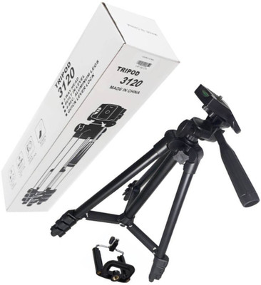 

BIRATTY Professional DSLR/Mobile/Action Camera/Digital3 Way Pan and Tilt Lightweight Pro Travel Tripod Monopod(Black, Supports Up to 2500)