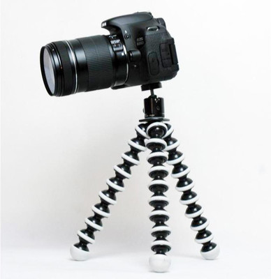 

ALLMUSIC Best Buy New Arrival wd6 Fully Flexible Universal Mobile/camera Holder Stand With 360 Angle Rotation Gorilla Tripod With Octopus Design Universal Supported For Action/shooting/video/ Dslr Camera/mobile Camera Holder Stand With 10 " Inch Octopus S