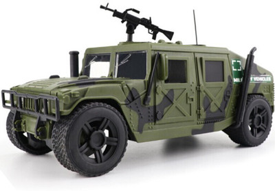 

IndusBay Armed and Equiped Army Jeep - Elite Task Force Military Vehicle toy for kids - Green(Green)
