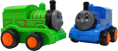 

Parteet Combo Unbreakable Thomas Engine Toy Set for Kids(Pack of 2)(Multicolor)