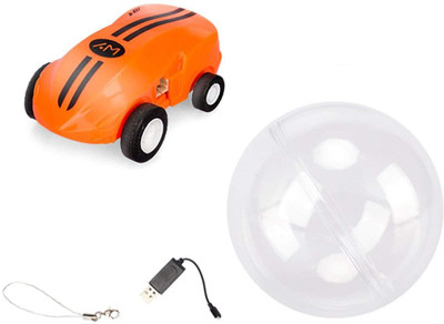 

Sirius Toys Rapid Monster Car - High Speed Mini Car 360Â° Rotating Stunt Car(Orange)