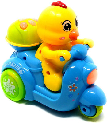 

Akrobo High Quality Musical Chick with Lights and Bump and Go Function Toy for Kids(Multicolor)