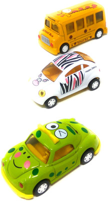 

Akrobo AkroboPull Push Back Cars for Boys and Girls Above 3 Years (Multicolour) - Set of 3 Piece(Multicolor)
