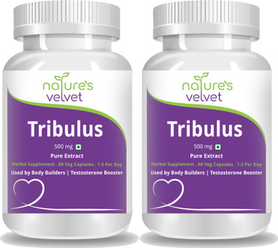 

Natures Velvet Lifecare Tribulus Gokshura Gokhura Pure Extract 500 mg, 60 Veg Capsules - Pack of 2(120 No)