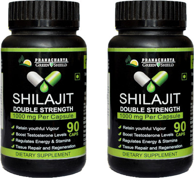 

Pranacharya DoubleShilajit(180 No)