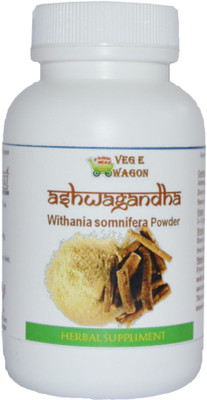 

Veg E Wagon Ashwagandha Powder (Ayurvedic - Food Grade) 100 Gms(100 g)