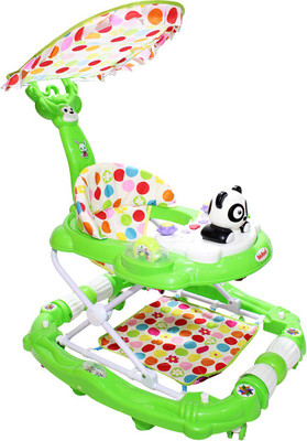 

Blubud Musical 3-in-1 Walker With Parent Rod(Green)