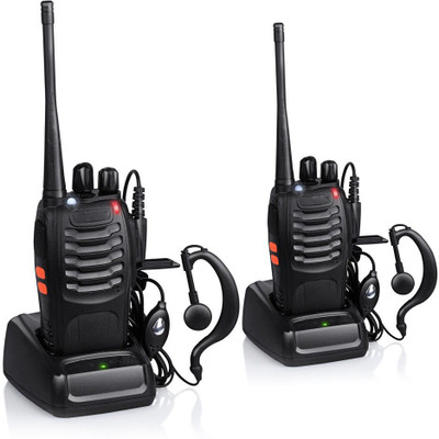 

universeindia Baofeng BF-888S UHF 400-470MHz CTCSS/DCS With Earpiece Handheld Amateur Radio Walkie Talkie Two Way Radio walkie talkie Walkie Talkie(Black)