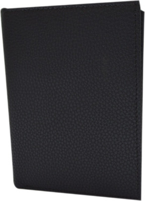 

Knott Men Black Genuine Leather Wallet(15 Card Slots), Black-508