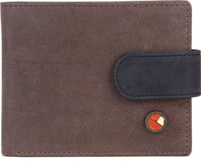 

BROWN FOX Men Brown Genuine Leather Wallet(3 Card Slots)