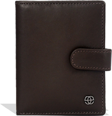 

Eske Men Brown Genuine Leather Wallet(10 Card Slots), Stone