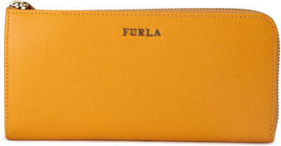 

Furla Women Casual Yellow Genuine Leather Wallet(8 Card Slots), Giallo
