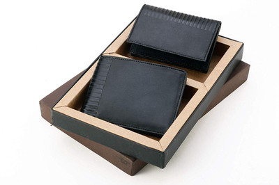 

Borse Men Casual, Formal Black Genuine Leather Wallet(5 Card Slots)