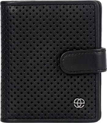 

Eske Men Black Genuine Leather Wallet(10 Card Slots)