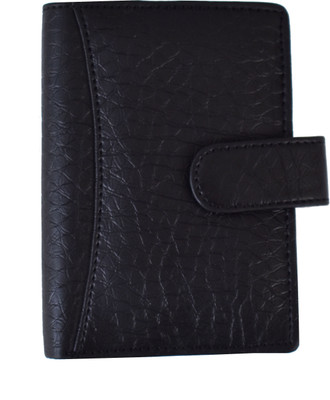

Azibo Men Black Artificial Leather Card Holder(18 Card Slots)