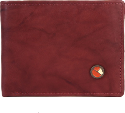 

BROWN FOX Men Brown Genuine Leather Wallet(3 Card Slots), Reddish brown