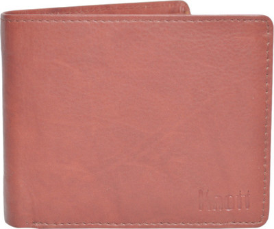 

Knott Men Brown Genuine Leather Wallet(10 Card Slots), Brown-02