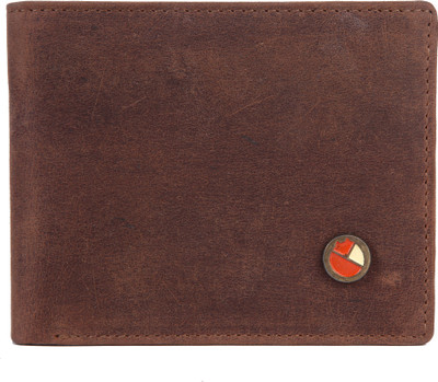 

BROWN FOX Men Brown Genuine Leather Wallet(6 Card Slots)