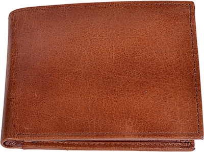 

Bloomun Men Brown Genuine Leather Wallet(6 Card Slots)