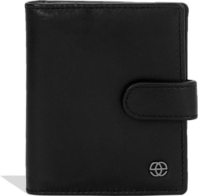 

Eske Men Black Genuine Leather Wallet(10 Card Slots)