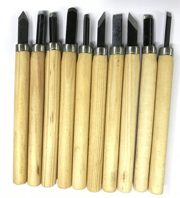 CHROME 5410 Wood Carving Tool (Set of 10pcs)