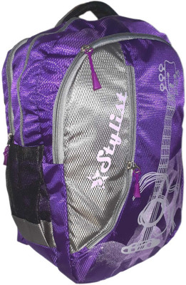 

shop93 store Medium Size School Or Collage Bag With Rain Cover. Waterproof School Bag(Purple, 35 L)