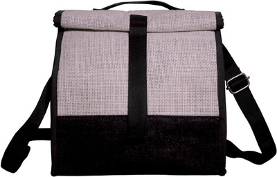 

Flyura Jute Reusable and Eco-Friendly Tiffin Bag Adjustable Height & Shoulder Strap forMen & Women Lunch Bag(White, 13 inch)