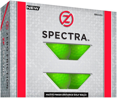 

Zero Friction Spectra Golf Ball(Pack of 1, Green), Lime