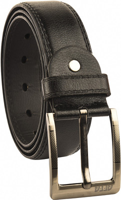 AFFA Men Casual Black Artificial Leather Belt