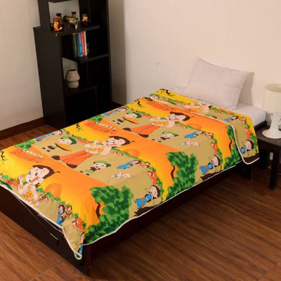 

devCreations Cartoon  Dohar(Poly Cotton, Orange