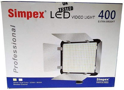 

Simpex 400 0 Camera LED Light(Batteries Included)