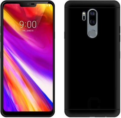 CASE CREATION Back Cover for LG G7+ ThinQ 2018(Black, Anti-radiation, Silicon, Pack of: 1)