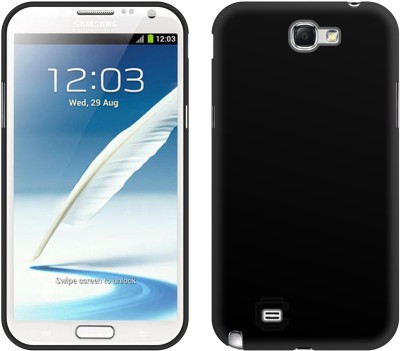 CASE CREATION Back Cover for Samsung Note 2 GT-N7100(Black, Anti-radiation, Silicon, Pack of: 1)