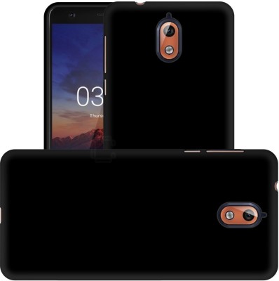 CASE CREATION Back Cover for Nokia 3.1 (2018)(Black, Shock Proof, Silicon, Pack of: 1)