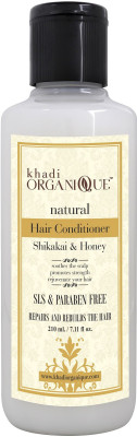 

KHADI ORGANIQUE Shikakai Honey hair Conditioner sls & paraben free 210 ml pack of 1(210 ml)