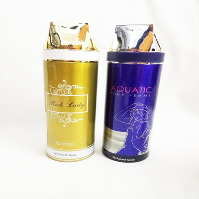 

LAMUSE RICH LADY AND AQUATIC Perfume Body Spray - For Women(400 ml, Pack of 2)