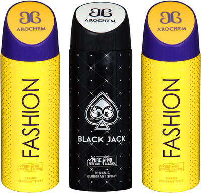 

Arochem B-6 DEODORANT SPRAY NO ALCOHOL PURE PERFUME DYNAMIC BODY SPRAY Deodorant Spray Deodorant Spray - For Men & Women(200 ml, Pack of 3)
