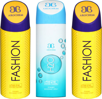 

Arochem B-9 DEODORANT SPRAY NO ALCOHOL PURE PERFUME DYNAMIC BODY SPRAY Deodorant Spray Deodorant Spray - For Men & Women(200 ml, Pack of 3)