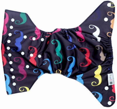 

Triple B 1pc Adjustable Reusable Baby Washable Cloth Diaper Nappies With Wet-free inserts For Babies of Ages 0 to 2 years / Reusable Cover Diaper-W - L