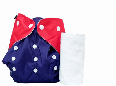 

Triple B 1pc Adjustable Reusable Baby Washable Cloth Diaper Nappies With Wet-free inserts For Babies of Ages 0 to 2 years / Reusable Cover Diaper - Spider Man - L