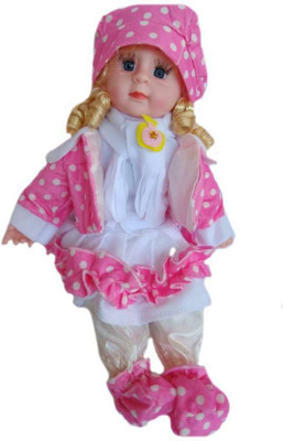 

SHRIBOSSJI Stuffed Soft Toy Girl Poem Doll (the color and dressing of the dress may vary) (Multicolor)(Multicolor)